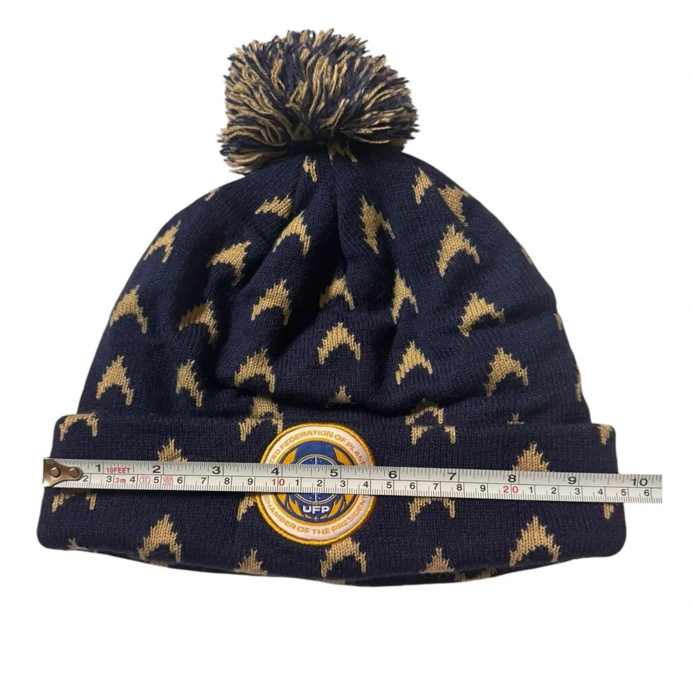 Star Trek Starfleet Academy United Federation of Planets Navy Winter Hat, Beanie